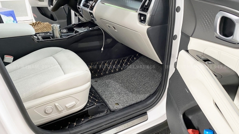 Thảm lót sàn ô tô 6D Kia Sorento 2021 - nay giá gốc tận xưởng, bảo hành trọn đời